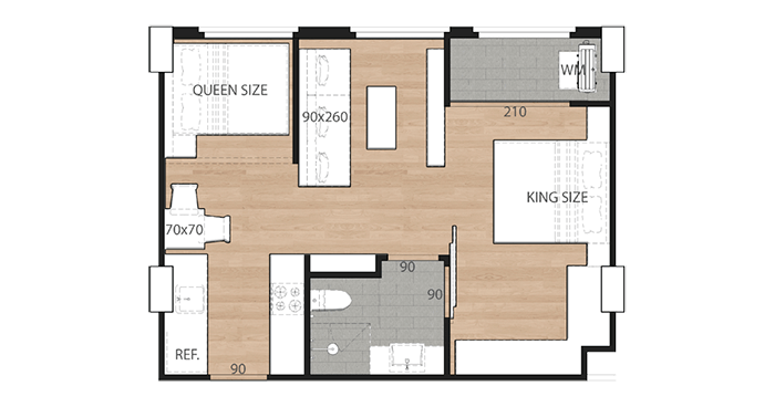 Above Element Condo, Пхукет | Элитный кондоминиум в центре Банг Тао